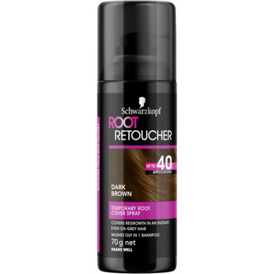 Schwarzkopf Dark Brown Temporary Root Cover Spray 70g