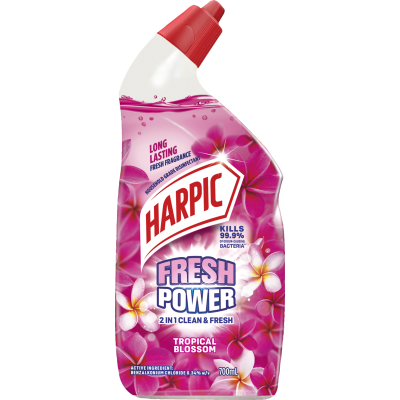Harpic Fresh Power Tropical Blossom Toilet Cleaner 700ml