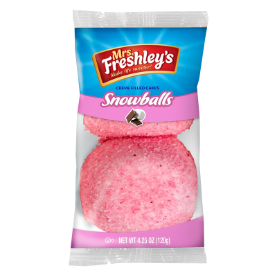 Mrs Freshley's Pink Snowballs 120g