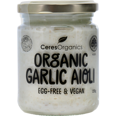 Ceres Organics Egg-Free & Vegan Organic Garlic Aioli 235g