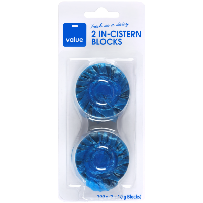 Pams Value 2 In-Cistern Blocks 2pk