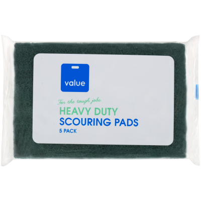 Value Heavy Duty Scouring Pads 5pk