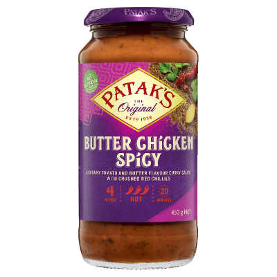 Patak's Butter Chicken Spicy Simmer Sauce 450g