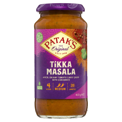 Patak's Tikka Masala Simmer Sauce 450g