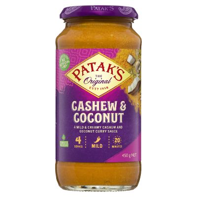 Patak's Cashew & Coconut Simmer Sauce 450g