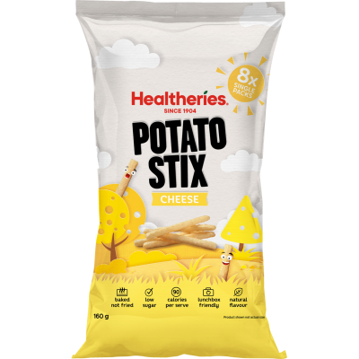 Healtheries Cheese Potato Stix 160g