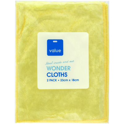 Value Wonder Cloths 2pk