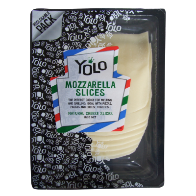 Yolo Mozarella Cheese Slices 160g