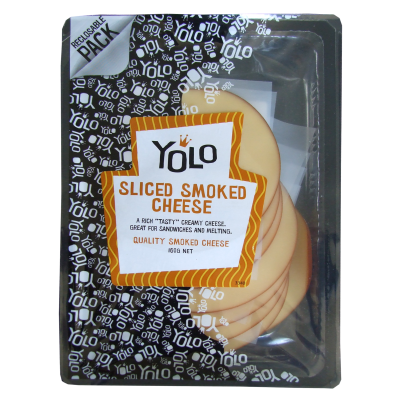 Yolo Smoked Cheese Slices 160g