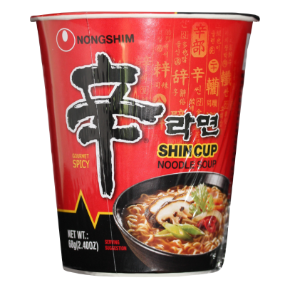 Nongshim Shin Ramyun Cup Noodles 68g