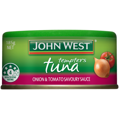 John West Onion and Tomato Savoury Sauce Tuna Tempters 185g