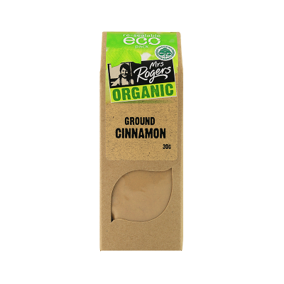 Mrs Rogers Organic Eco Ground Cinnamon 30g
