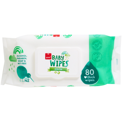 Pams Scented Baby Wipes 80pk