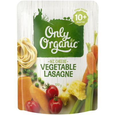 Only Organic Vegetable Lasagne 10+ Months 170g