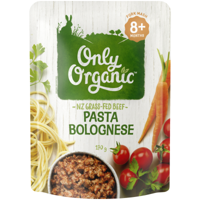 Only Organic Pasta Bolognese 9+ Months 170g