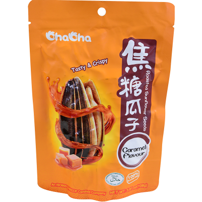 Cha Cha Caramel Roasted Sunflower Seeds 108g