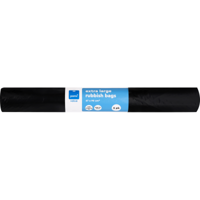 Pams Value Extra Large Rubbish Bags 5pk