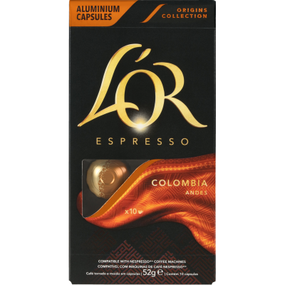 L'OR Espresso Colombia Intensity 8 Coffee Capsules 10pk