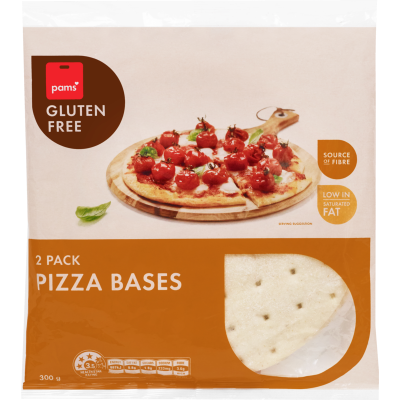 Pams Gluten Free Pizza Bases 300g