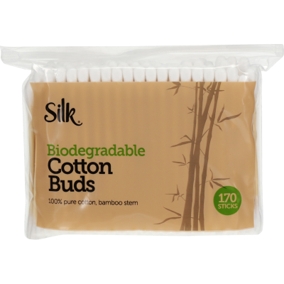 Silk Biogradable Cotton Buds 170pk