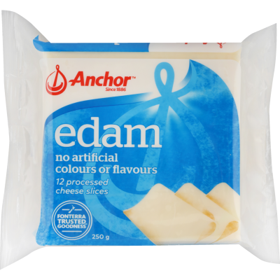 Anchor Edam Cheese Slices 250g