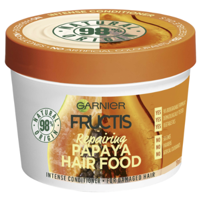 Garnier Fructis Reparing Payaya Hair Food For Damaged Hair 390ml