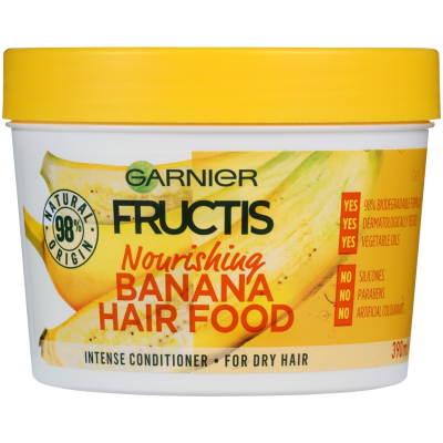 Garnier Fructis Nourishing Banana Hair Food For Dry Hair 390ml