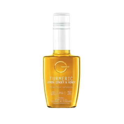 Quarterpast Turmeric Lemon Ginger & Honey Real Fruit Infusion 250ml