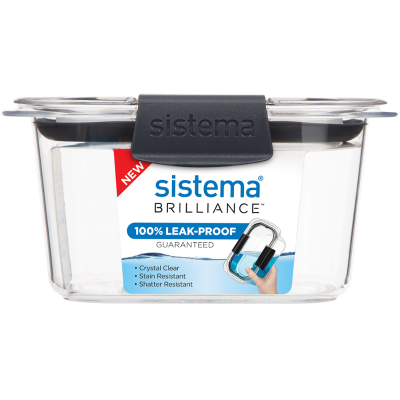 Sistema Brilliance Rectangle Container 380ml 1pk