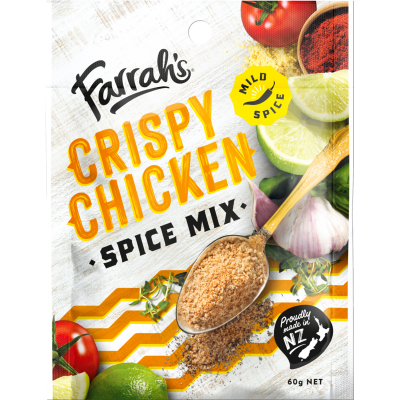 Farrah's Crispy Chicken Mild Spice Mix 60g