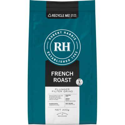 Robert Harris French Roast Plunger Filter Grind Coffee 200g