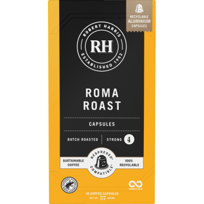 Robert Harris Roma Roast Coffee Capsules 10 x 5.7g