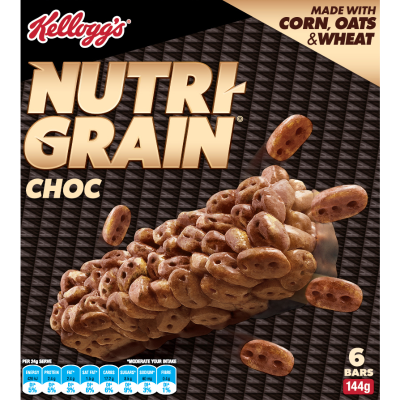 Kellogg's Nutri Grain Choc Bars 6 x 24g