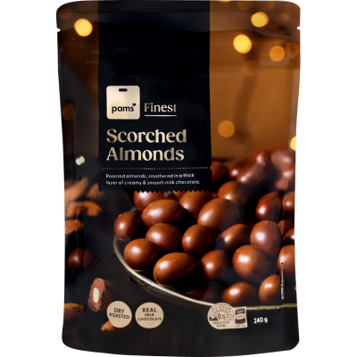Pams Finest Scorched Almonds 240g