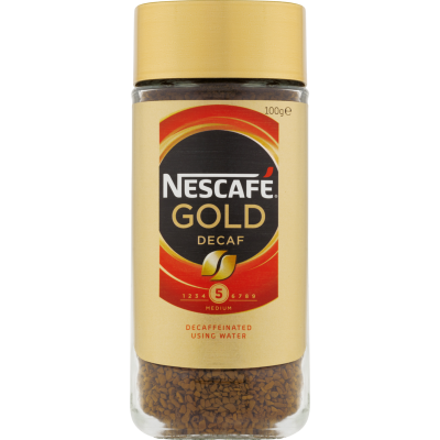 Nescafe Gold Decaf Medium 5 Decaffeinated Coffee 100g