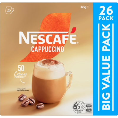 Nescafe Cappuccino Sachets 26pk