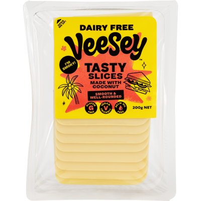 Veesey Dairy Free Smoky Tasty Cheese Slices 200g