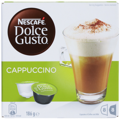 Nescafe Dolce Gusto Cappucino Capsules 16pk