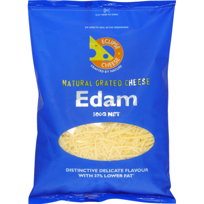 Eclipse Cheese Edam Grated Cheese 500g