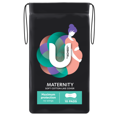 U By Kotex Maternity Maximum Protection Pads 10pk