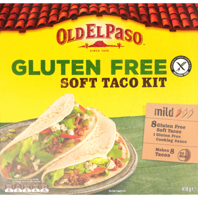 Old El Paso Gluten Free Soft Taco Kit 418g