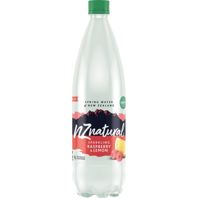 NZ Natural Raspberry & Lemon Sparkling Water 1l