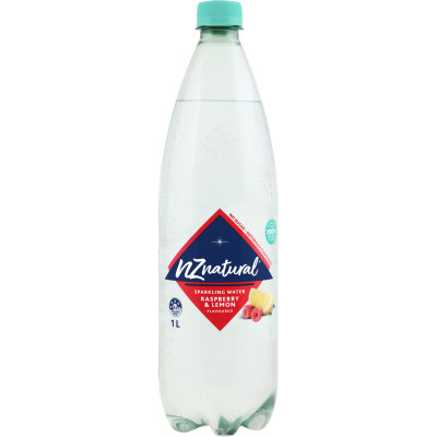 NZ Natural Raspberry & Lemon Sparkling Water 1000ml