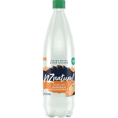 NZ Natural Mandarin & Passionfruit Spring Water 1l