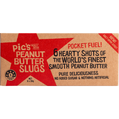 Pic's Really Good Smooth Peanut Butter Slugs 6pk