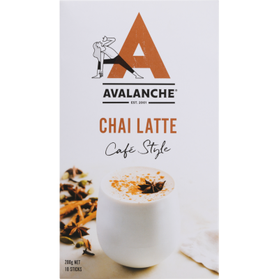 Avalanche Cafe Style Chai Latte Sticks 10 x 20g