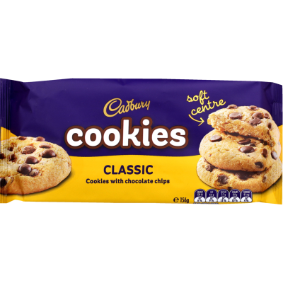 Cadbury Classic Chocolate Chip Cookies 156g