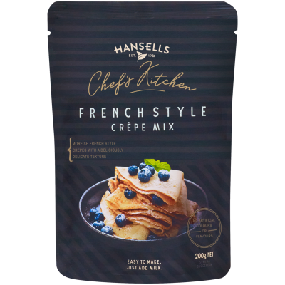 Hansells Chef's Kitchen French Style Crepe Mix 200g