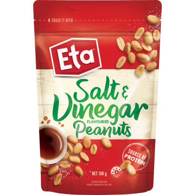 Eta Salt & Vinegar Flavoured Peanuts 150g