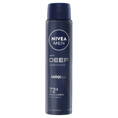 Nivea Men Deep Darkwood 72Hr Anti-Perspirant Deodorant 250ml